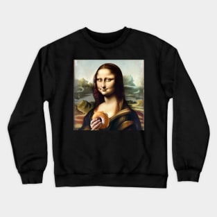 Mona Lisa Paczki Day Indulgence Crewneck Sweatshirt